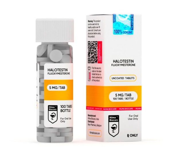 HALOTESTIN (FLUOXYMESTERONE) (5 MG/TAB. – 100 TABS) – Hilma Biocare