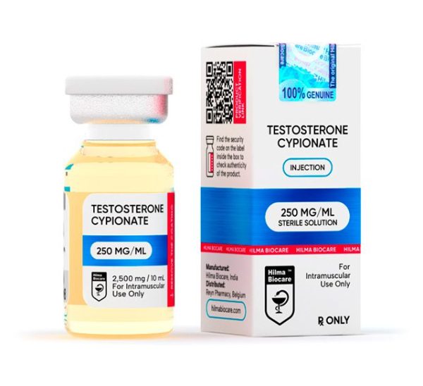 TESTOSTERONE CYPIONATE (250 MG/ML – 10 ML) – Hilma Biocare