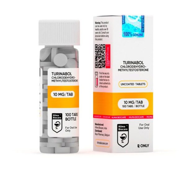 TURINABOL (T-BOL) (10 MG/TAB. – 100 TABS) – Hilma Biocare